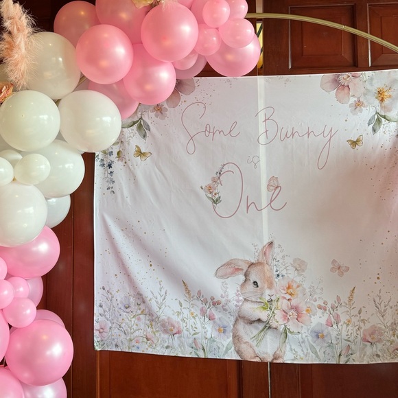 First Birthday Backdrop - Picture 1 of 1